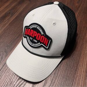 Harpoon Brewery Trucker Hat Snapback Mesh Cap Adjustable Beer Golf Outdoors